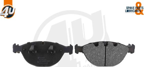 4U 22238BW - Гальмівні колодки, дискові гальма autocars.com.ua