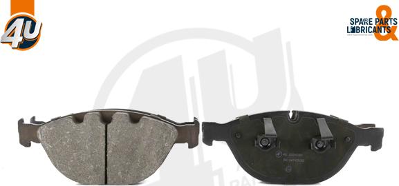 4U 22240BW - Гальмівні колодки, дискові гальма autocars.com.ua