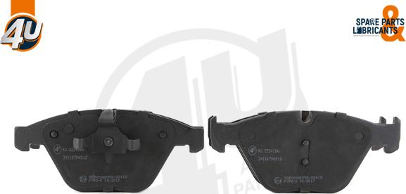 4U 22241BW - Гальмівні колодки, дискові гальма autocars.com.ua