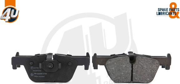 4U 22275BW - Гальмівні колодки, дискові гальма autocars.com.ua