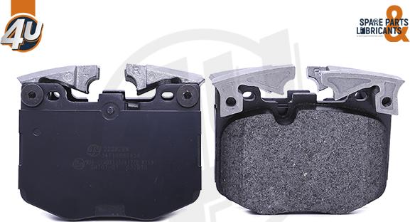 4U 22282BW - Гальмівні колодки, дискові гальма autocars.com.ua