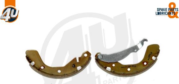 4U 22324OP - Комплект гальм, барабанний механізм autocars.com.ua