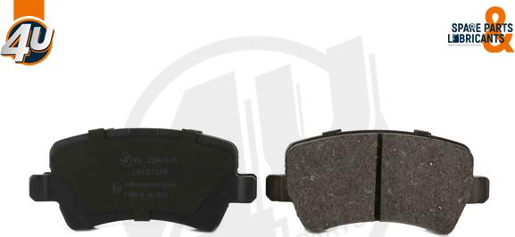 4U 22403LR - Гальмівні колодки, дискові гальма autocars.com.ua