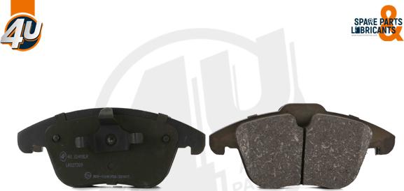 4U 22408LR - Гальмівні колодки, дискові гальма autocars.com.ua