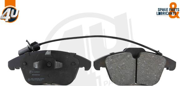 4U 22452VV - Гальмівні колодки, дискові гальма autocars.com.ua