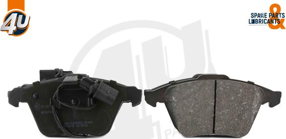 4U 22457VV - Гальмівні колодки, дискові гальма autocars.com.ua