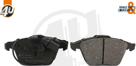 4U 22458VV - Гальмівні колодки, дискові гальма autocars.com.ua