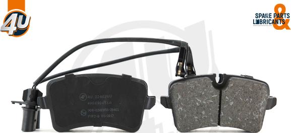 4U 22462VV - Гальмівні колодки, дискові гальма autocars.com.ua