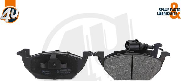 4U 22482VV - Гальмівні колодки, дискові гальма autocars.com.ua