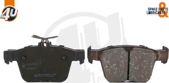 4U 22487VV - Гальмівні колодки, дискові гальма autocars.com.ua