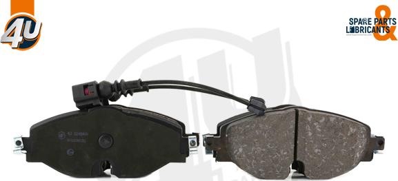 4U 22489VV - Гальмівні колодки, дискові гальма autocars.com.ua