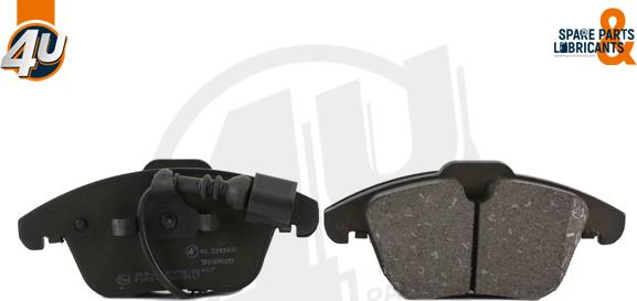 4U 22494VV - Гальмівні колодки, дискові гальма autocars.com.ua