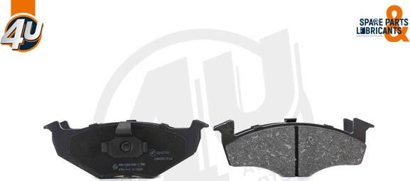 4U 22497VV - Гальмівні колодки, дискові гальма autocars.com.ua