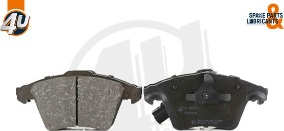 4U 22512VV - Гальмівні колодки, дискові гальма autocars.com.ua