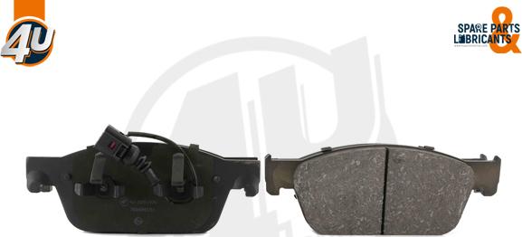 4U 22514VV - Гальмівні колодки, дискові гальма autocars.com.ua