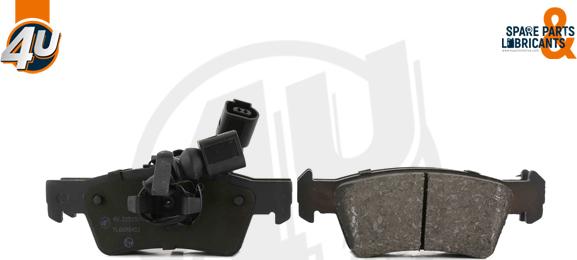 4U 22515VV - Гальмівні колодки, дискові гальма autocars.com.ua