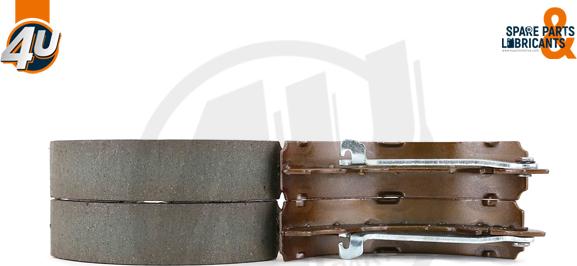 4U 22526VV - Комплект гальм, барабанний механізм autocars.com.ua