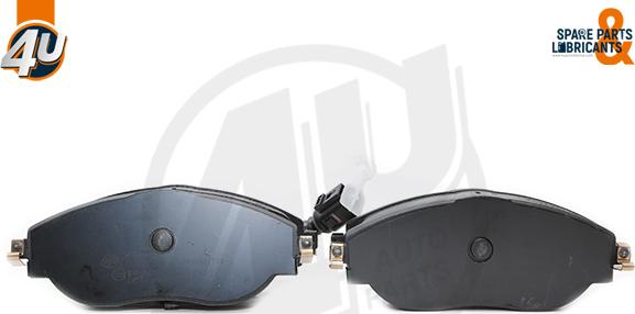 4U 22540VV - Гальмівні колодки, дискові гальма autocars.com.ua