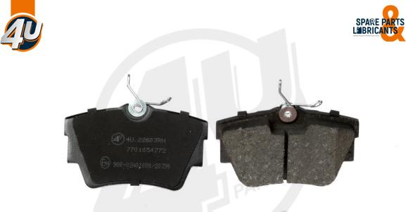 4U 22603RN - Гальмівні колодки, дискові гальма autocars.com.ua