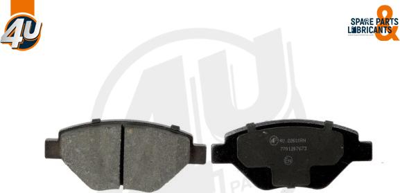 4U 22610RN - Гальмівні колодки, дискові гальма autocars.com.ua