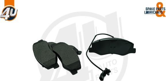 4U 22631RN - Гальмівні колодки, дискові гальма autocars.com.ua