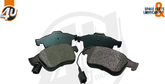 4U 22643FT - Гальмівні колодки, дискові гальма autocars.com.ua