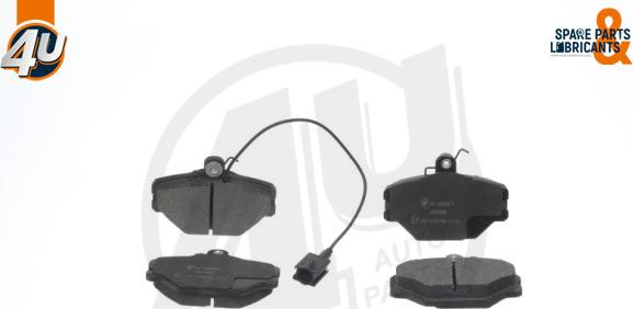 4U 22654FT - Гальмівні колодки, дискові гальма autocars.com.ua