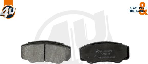 4U 22668FT - Гальмівні колодки, дискові гальма autocars.com.ua