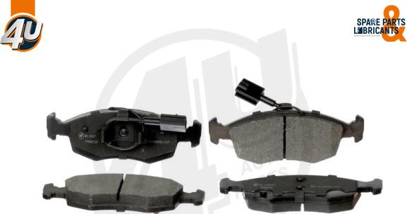 4U 22677FT - Гальмівні колодки, дискові гальма autocars.com.ua