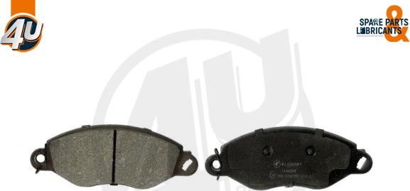 4U 22699FR - Гальмівні колодки, дискові гальма autocars.com.ua