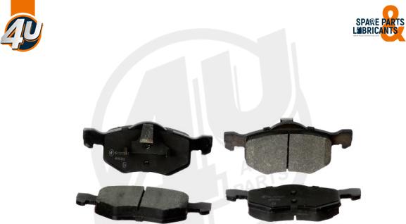 4U 22700FR - Гальмівні колодки, дискові гальма autocars.com.ua