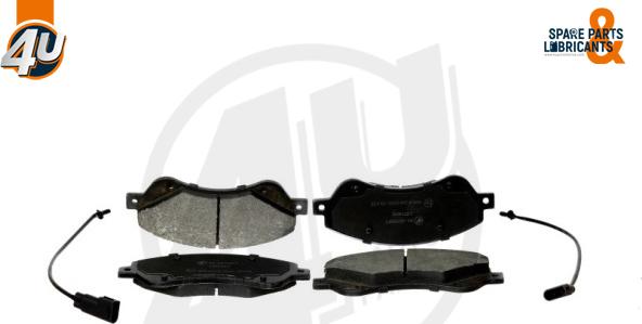 4U 22705FR - Гальмівні колодки, дискові гальма autocars.com.ua