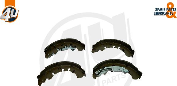 4U 22747PU - Комплект гальм, барабанний механізм autocars.com.ua