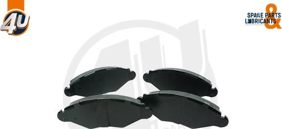 4U 22750PU - Гальмівні колодки, дискові гальма autocars.com.ua