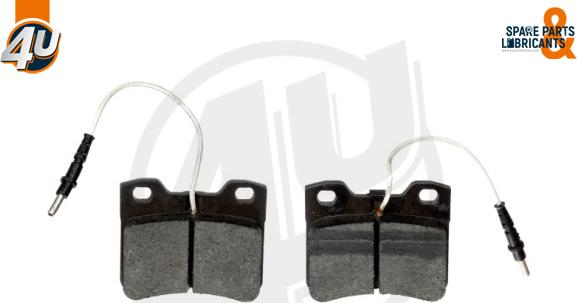 4U 22769PU - Гальмівні колодки, дискові гальма autocars.com.ua