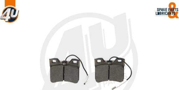 4U 22770PU - Гальмівні колодки, дискові гальма autocars.com.ua