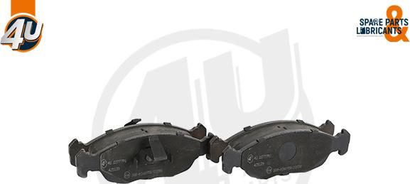 4U 22777PU - Гальмівні колодки, дискові гальма autocars.com.ua