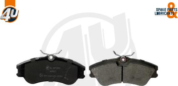 4U 22778PU - Гальмівні колодки, дискові гальма autocars.com.ua