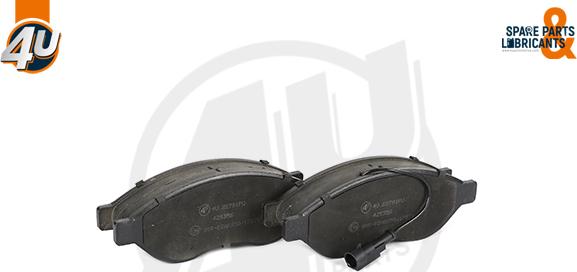 4U 22781PU - Гальмівні колодки, дискові гальма autocars.com.ua