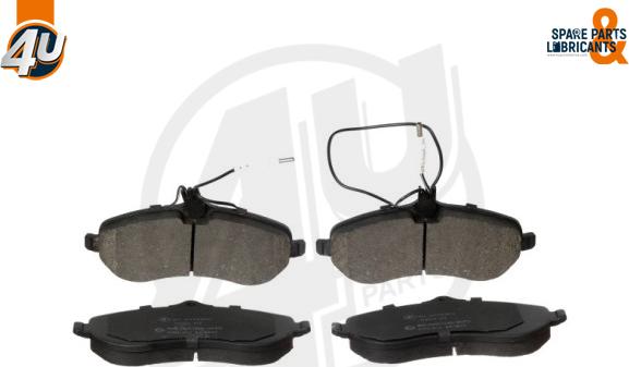 4U 22793PU - Гальмівні колодки, дискові гальма autocars.com.ua