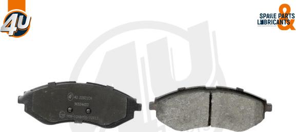 4U 22831CH - Гальмівні колодки, дискові гальма autocars.com.ua