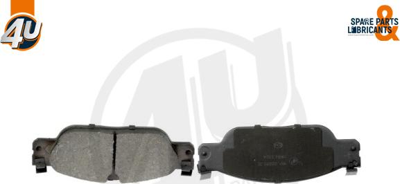 4U 22891JG - Гальмівні колодки, дискові гальма autocars.com.ua