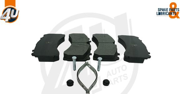 4U 22910ME - Гальмівні колодки, дискові гальма autocars.com.ua