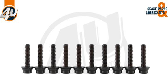 4U 25043ME - Болт, система випуску autocars.com.ua