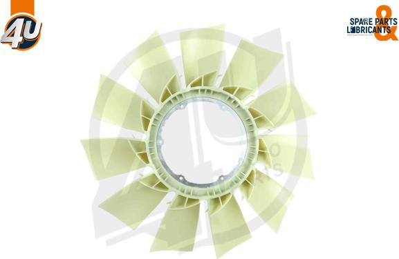 4U 27103DF - Крильчатка вентилятора, охолодження двигуна autocars.com.ua