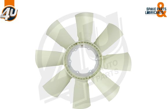 4U 27109DF - Крильчатка вентилятора, охолодження двигуна autocars.com.ua