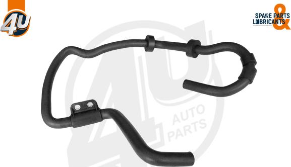 4U 27201DF - Шланг, теплообмінник - опалення autocars.com.ua