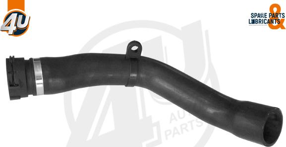 4U 27202DF - Шланг радіатора autocars.com.ua