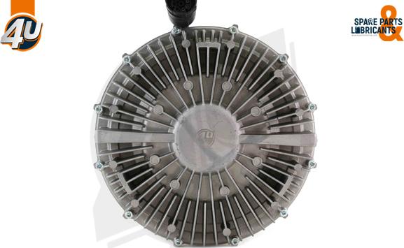 4U 27302DF - Зчеплення, вентилятор радіатора autocars.com.ua