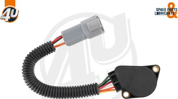 4U 28009VO - Датчик, положення педалі акселератора autocars.com.ua